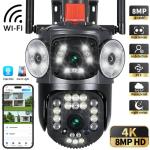 کمره امنیتی وایفای ۴K با کیفیت 8MP